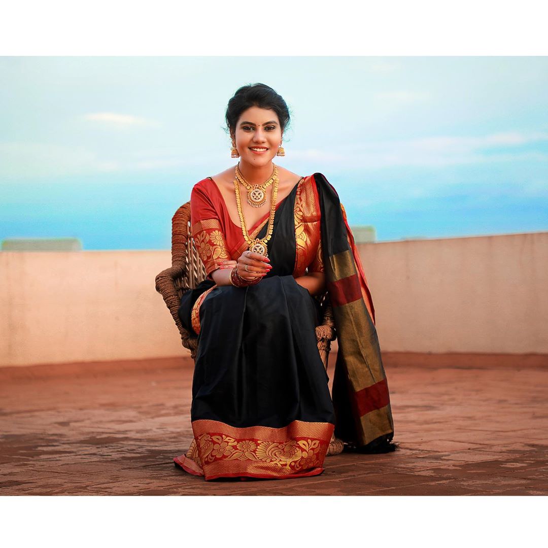 Telugu actress Nivisha looking glorious