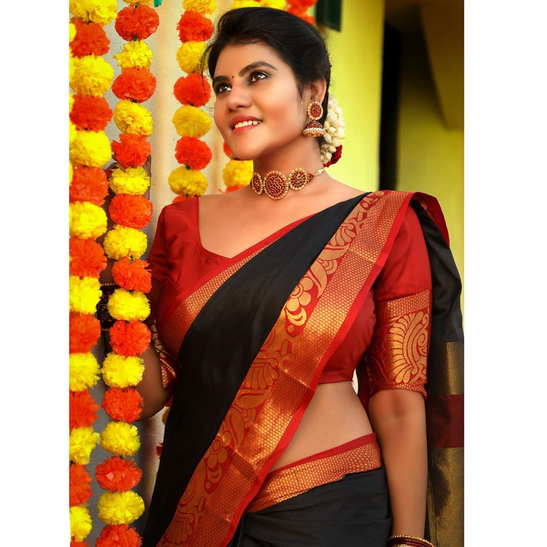 Telugu actress Nivisha looking glorious