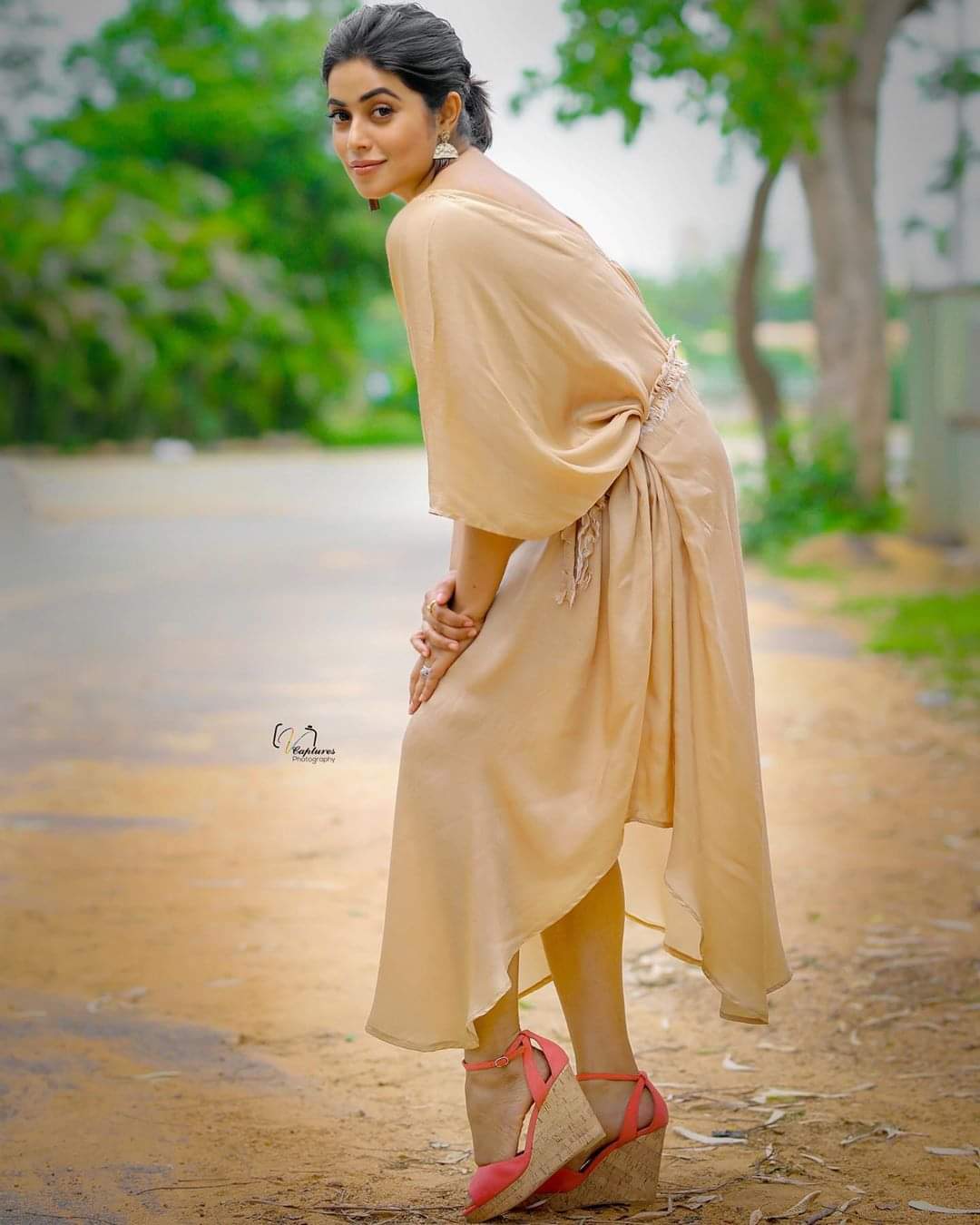 Shamna Kasim (Poorna) Hot HD Photoshoot Photos in White dress