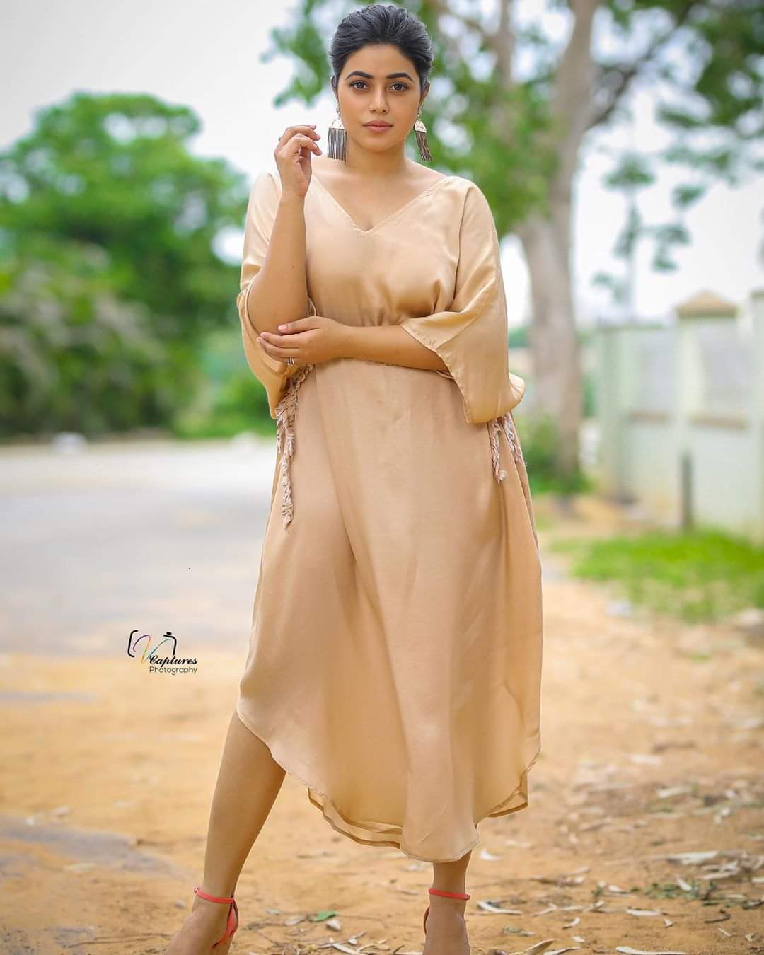Shamna Kasim (Poorna) Hot HD Photoshoot Photos in White dress