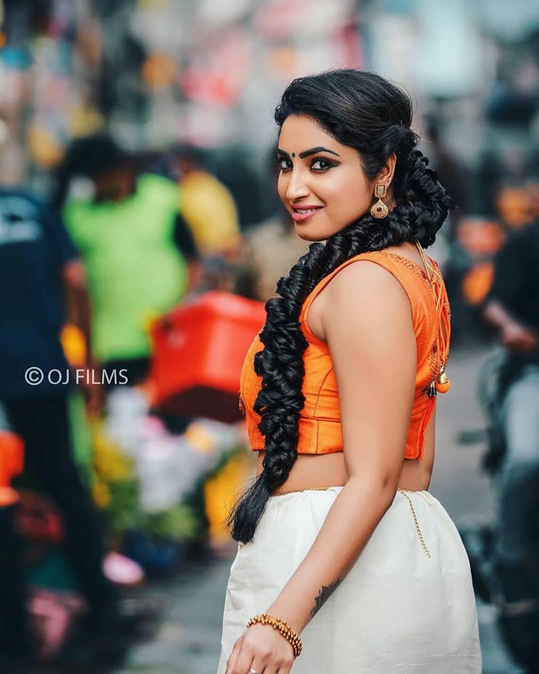 Ameya Mathew Kerala traditional wear looking very beautiful