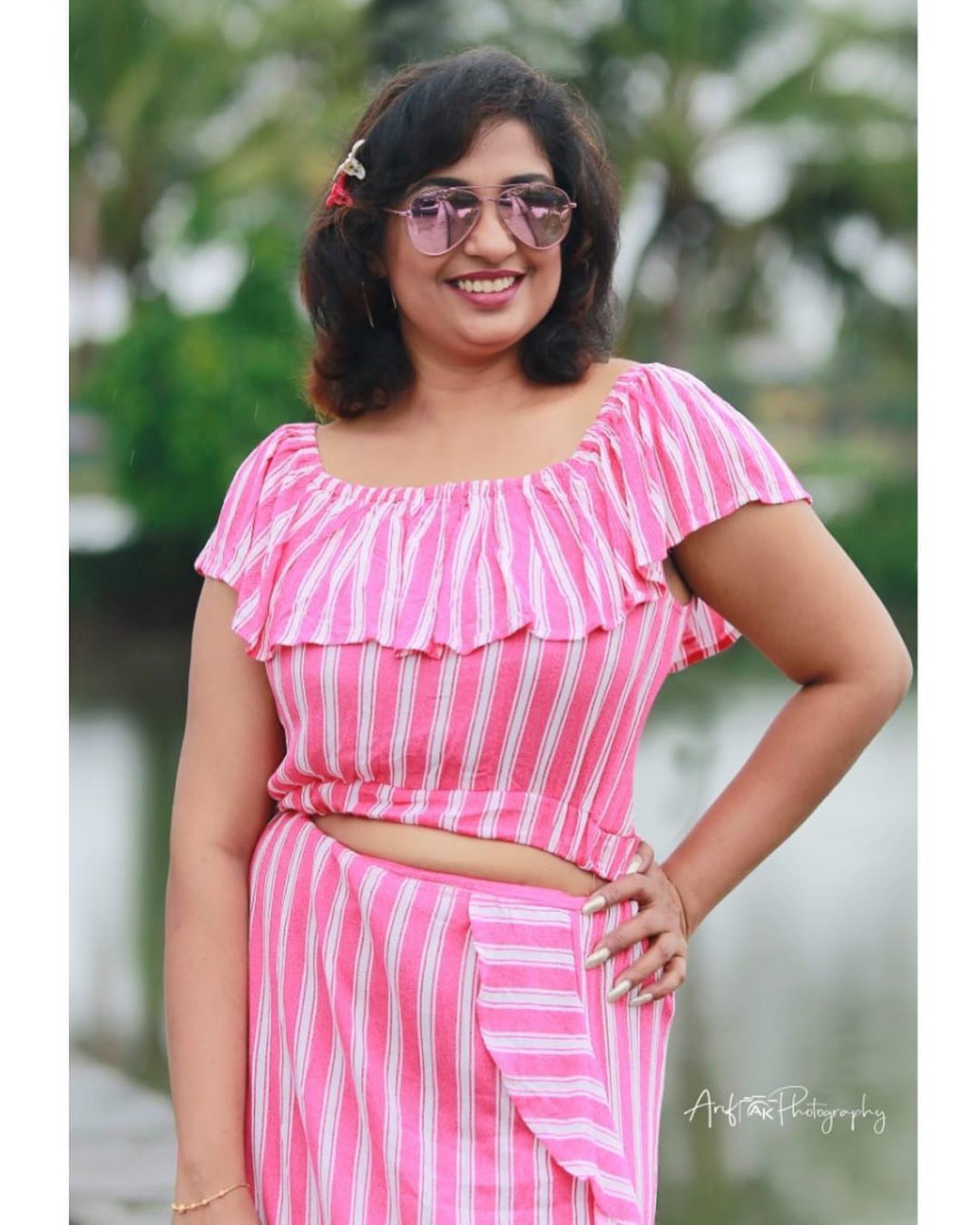 Nima Chandra hot and sexy look in modern dress