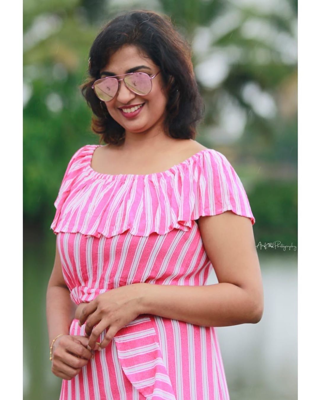 Nima Chandra hot and sexy look in modern dress