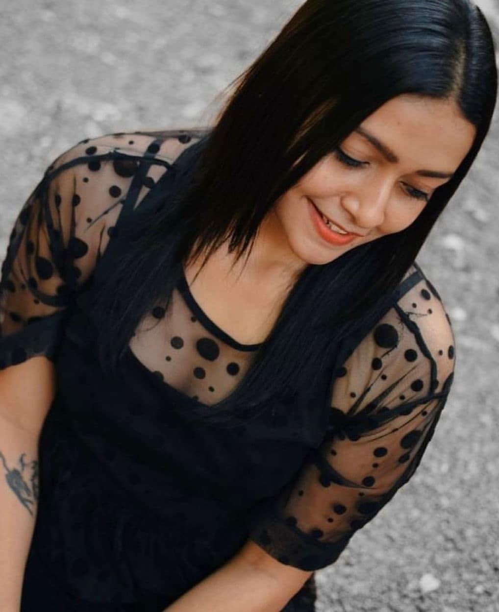 Sexy actress Sharanya R Nair hot photos gallery | Malayalam actress in transparent black dress hot photos