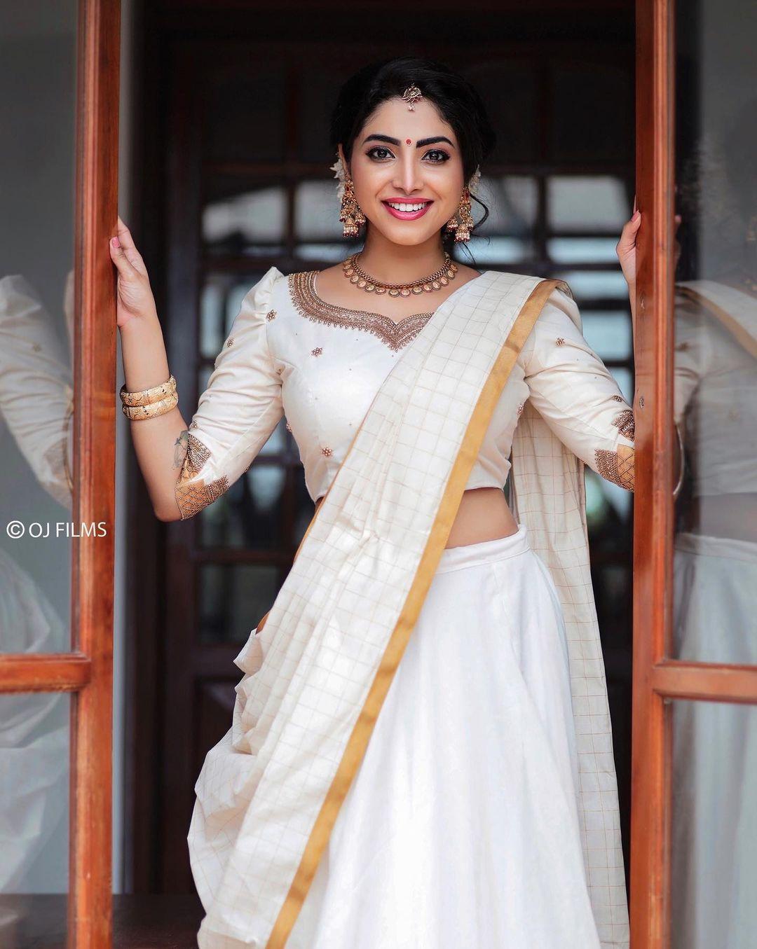 Ethnic wear glamorous photos | Ameya Mathew latest hot and sexy photoshoot
