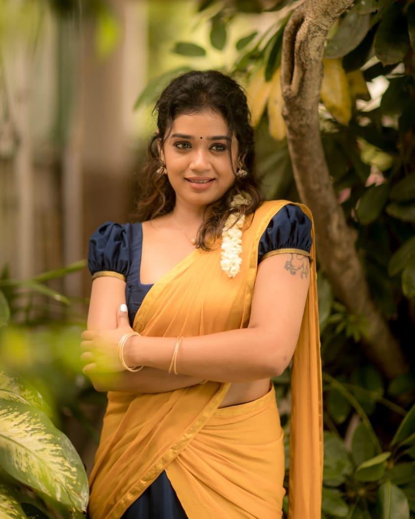 Half saree hot photos gallery | Swayam Siddha exclusive hot photos in saree