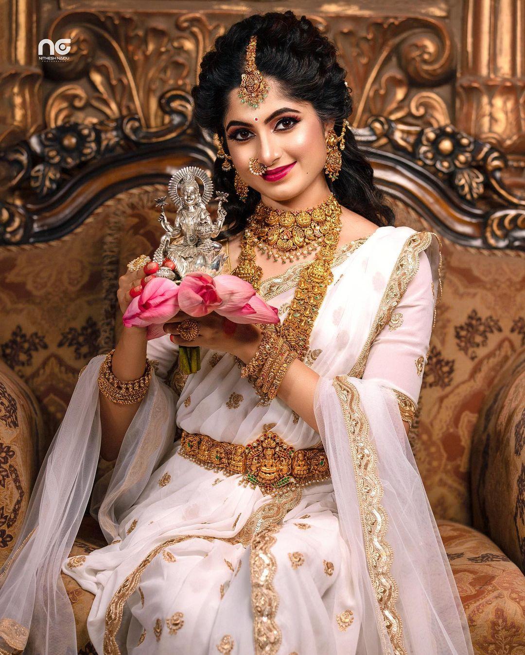 Kushee Ravi bridal makeup hot photos gallery | exposing hot photos gallery