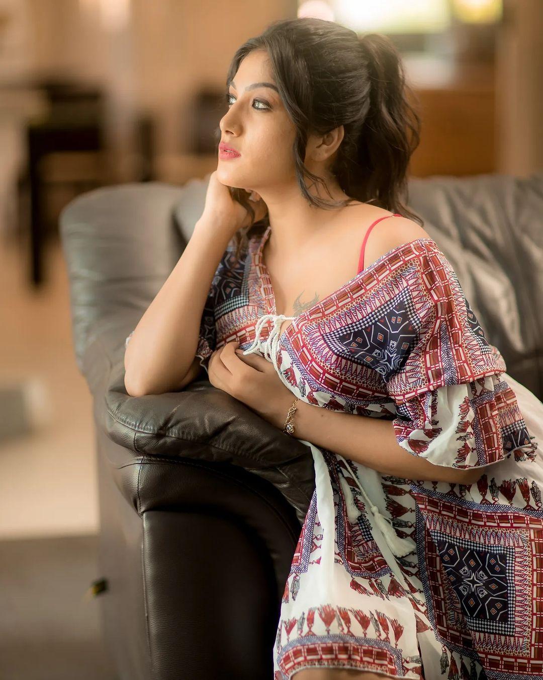 Aadvika Ram exposing hot photos gallery | Aadvika Ram glamorous and sexy photoshoot