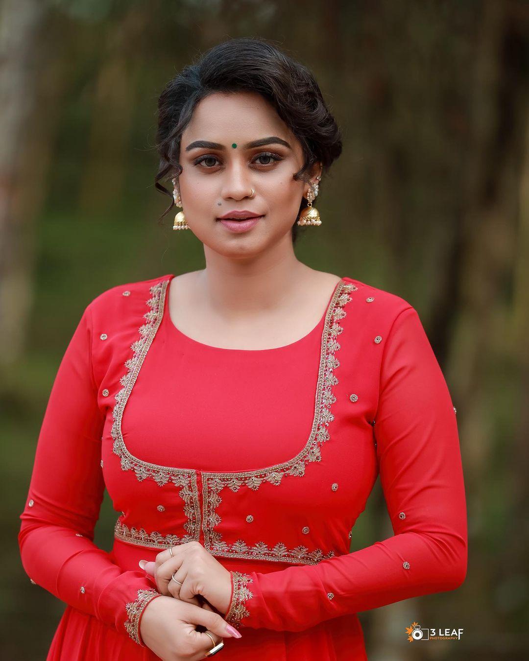 Latest churidar fashion photos | lakshmi nakshathra looking very glamorous photos