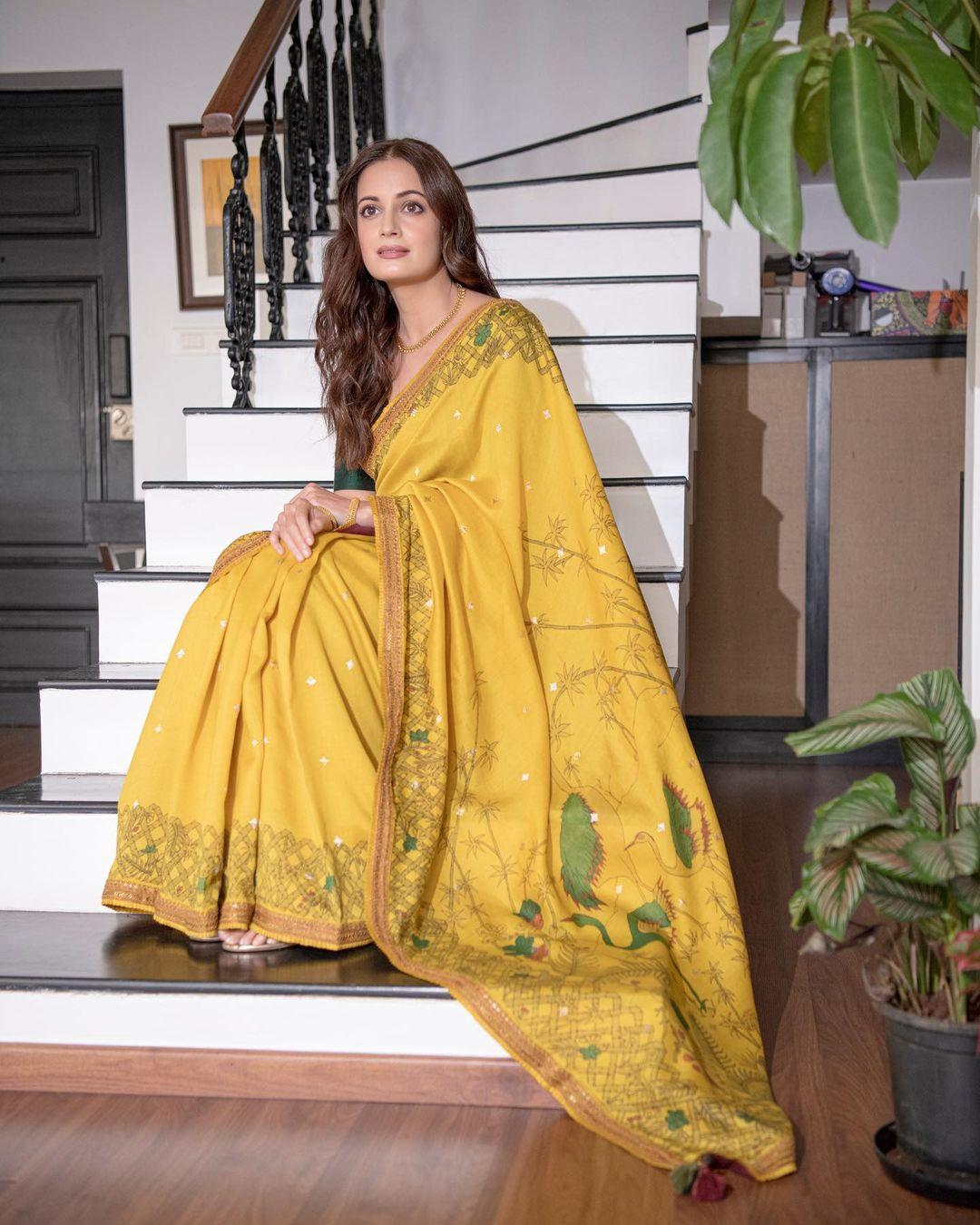 Bollywood actress in saree hot photos | Dia Mirza latest hot and spicy photos