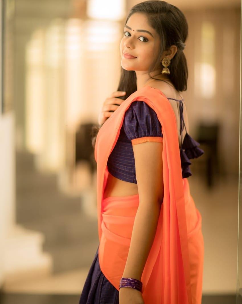 South Indian actress in half saree hot photos | Deepshikha exposing hot photos gallery