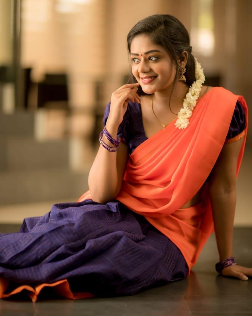 South Indian actress in half saree hot photos | Deepshikha very attractive and sexy photoshoot