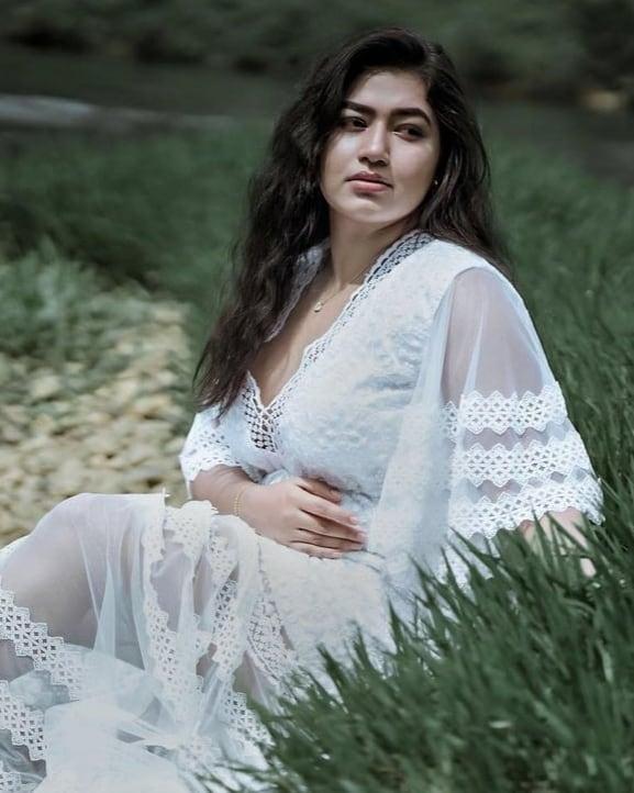 Grace Antony exclusive in white wet dress photos | looking very attractive and hot stills