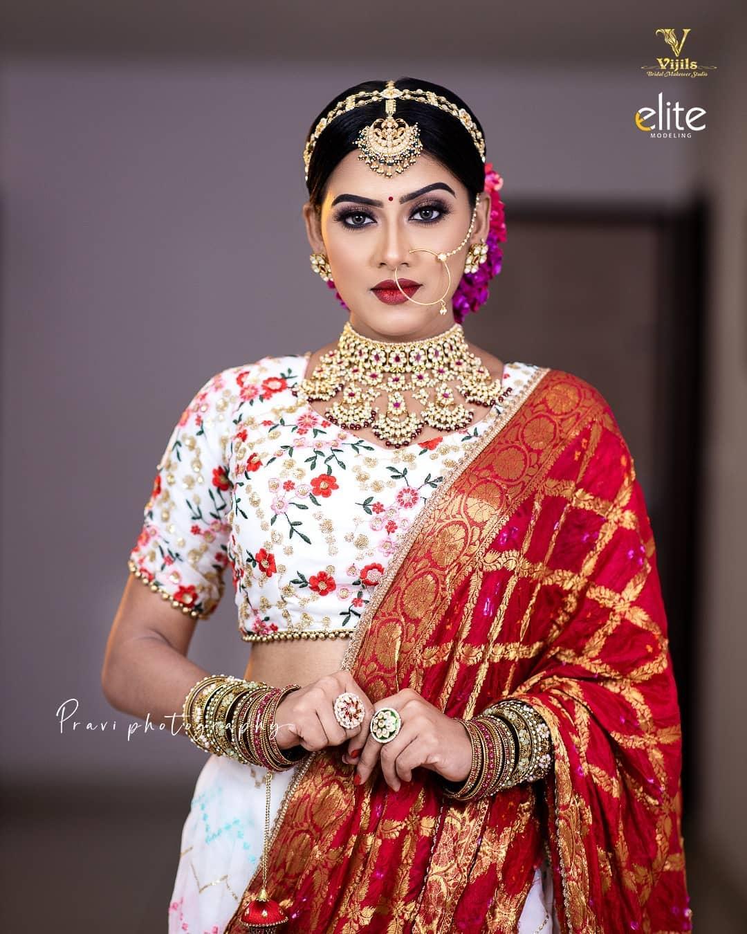 Dayyana Hameed bridal makeup hot photos gallery | latest bridal makeup photos gallery