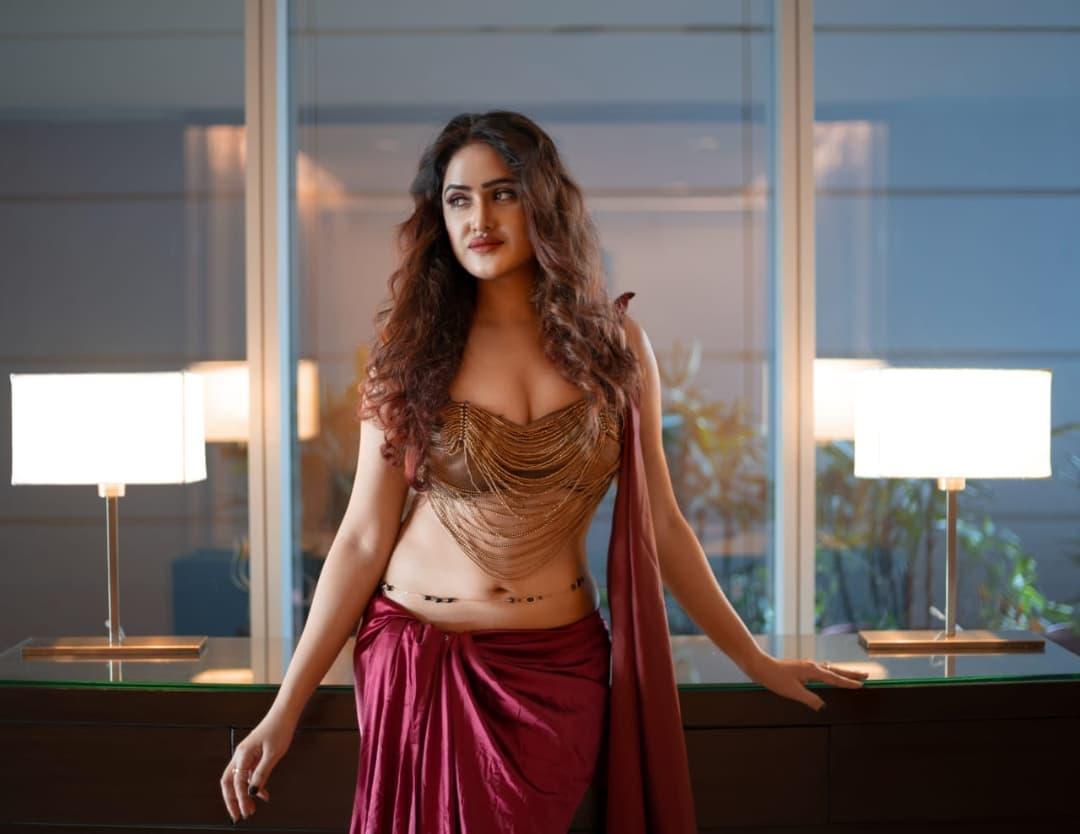 Sony Charista exposing cleavage hot photos | very attractive and hot stills