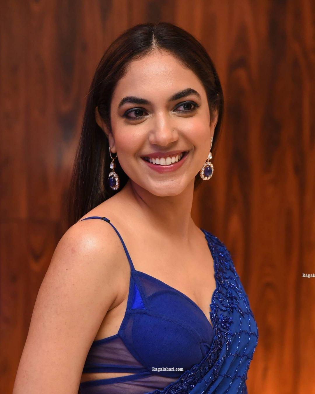 Ritu Varma in Blue transparent Saree hot photos | Ritu Varma exclusive hot photos gallery