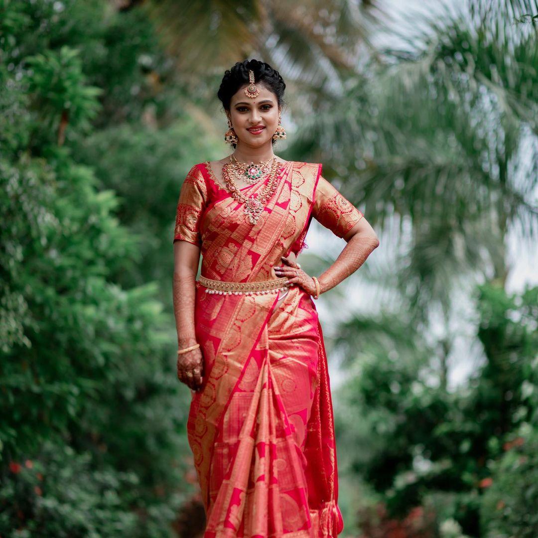 Sandalwood actress Kavitha Gowda in bridal makeup hot photos gallery | Kavitha Gowda hot and sexy photoshoot