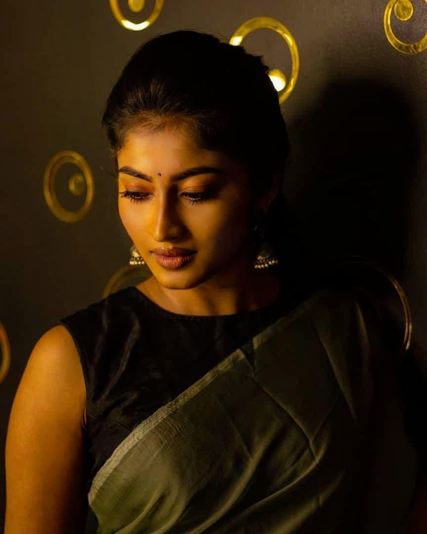 South Indian actress Vaishnavi Arulmozhi in transparent saree hot photos gallery | very glamorous and cute stills