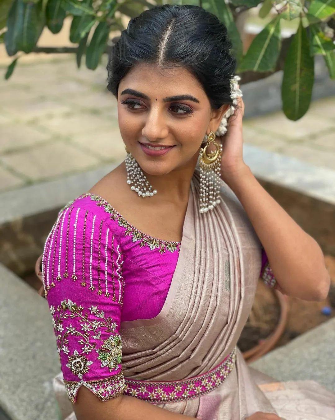 Gabriella Charlton in wedding makeup in Saree photos gallery | exclusive hot and sexy photoshoot