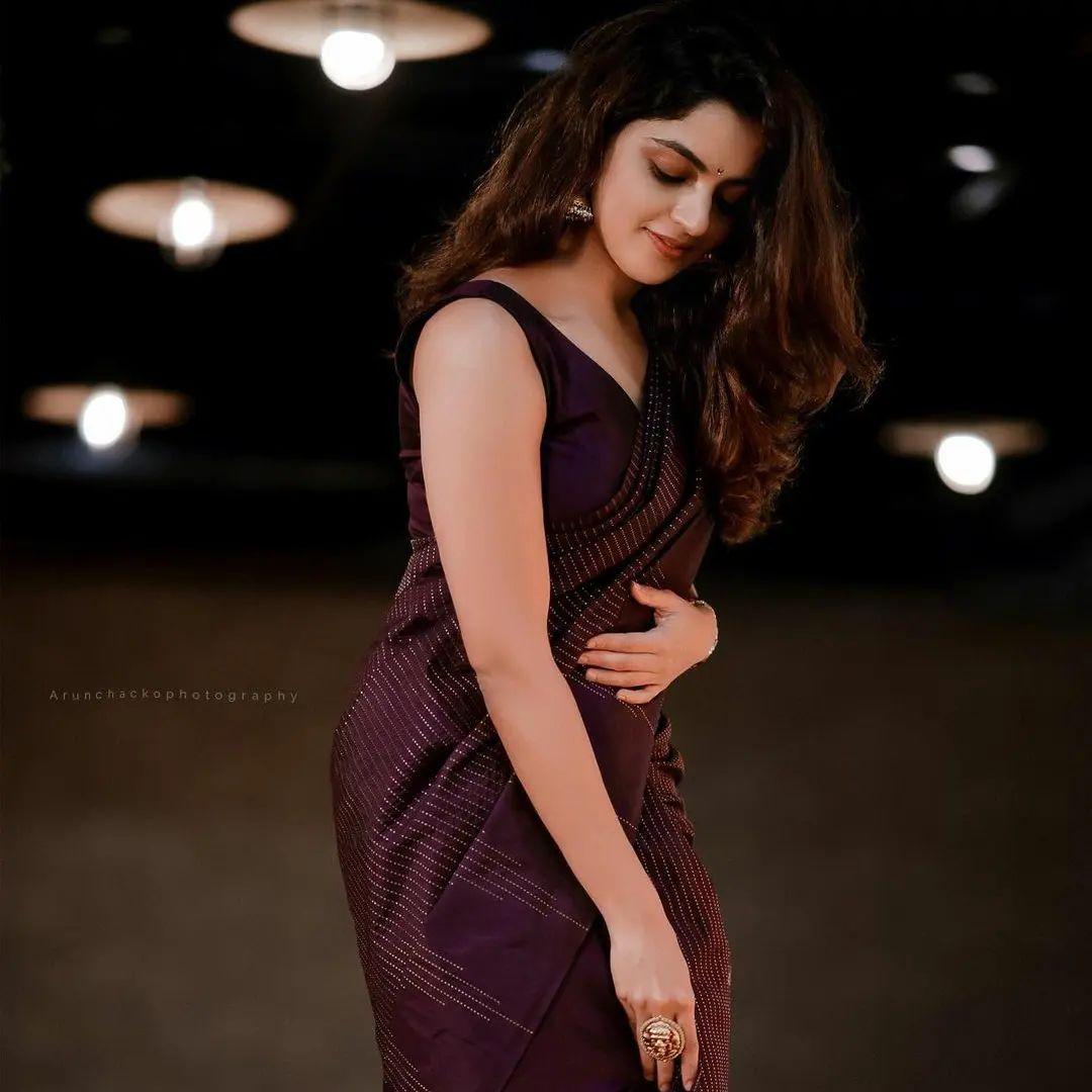 Nikhila Vimal in saree hot and sexy photoshoot | latest hot photos
