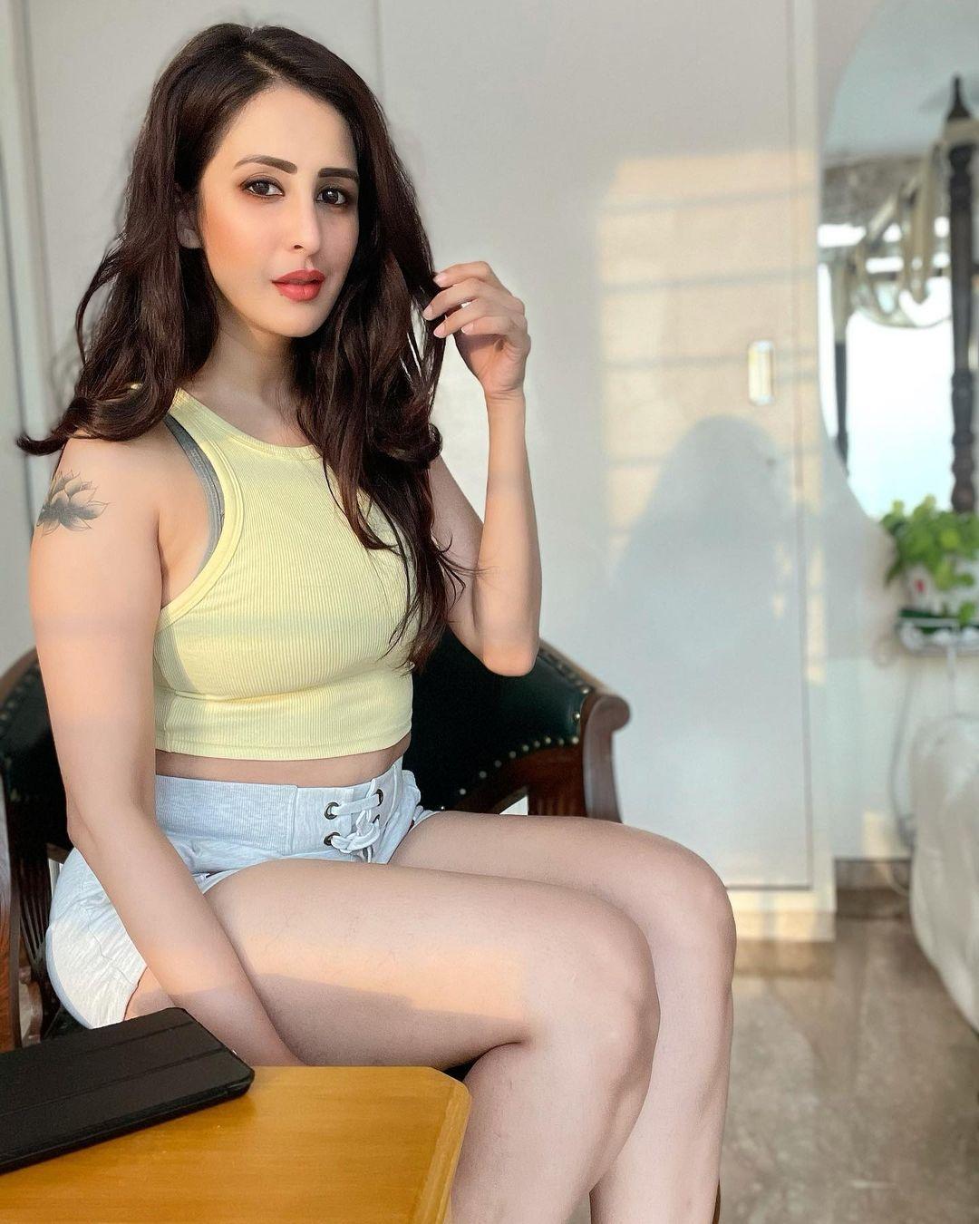 Chahatt Khanna looking very glamorous and cute stills | Very hot and sexy hot photos