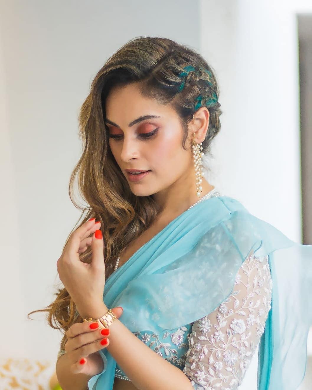 Kollywood actress Shrutika Arjunin transparent saree hot and sexy photos | latest hot and sexy photos