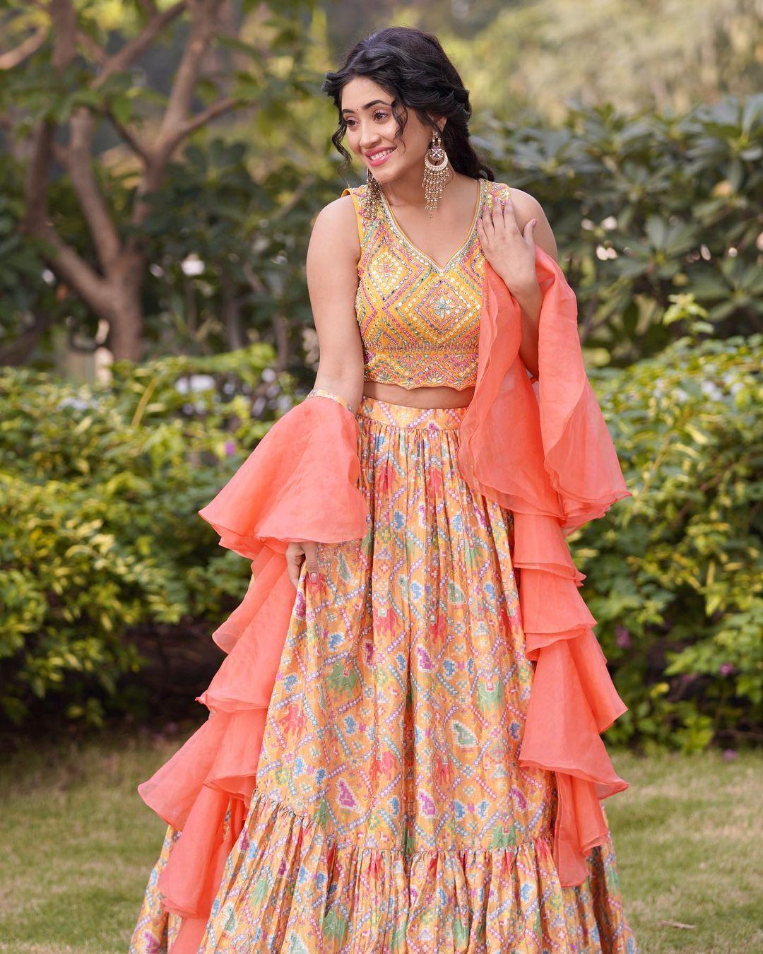 Bollywood actresses Shivangi Joshi looking very glorious in party wear | looking very attractive and cute stills