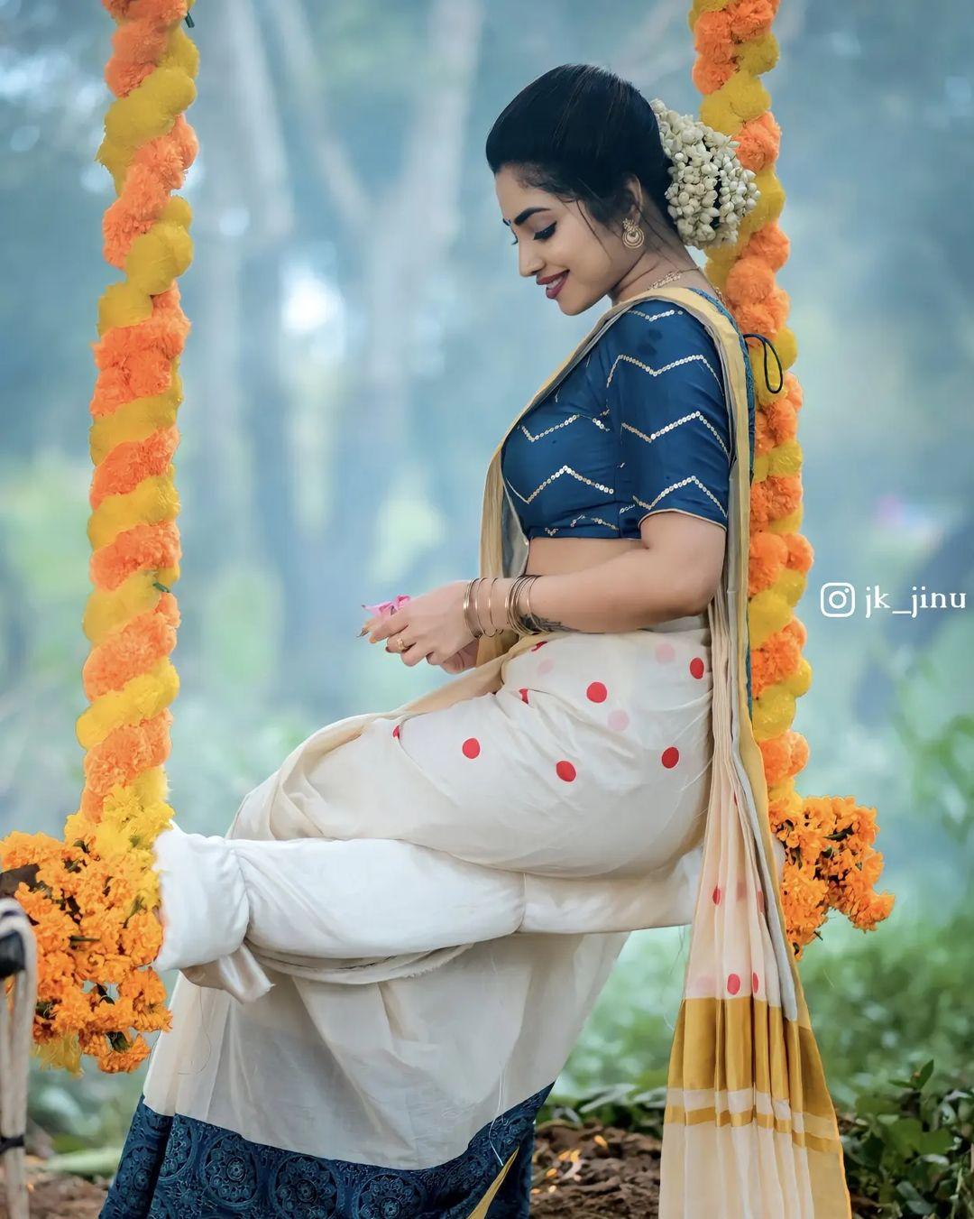 Exclusive very hot and sexy photoshoot | Ameya Mathew in onam special hot and sexy photoshoot