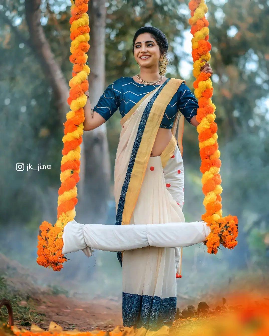 Unseen hot and sexy photoshoot | Ameya Mathew in onam special hot and sexy photoshoot