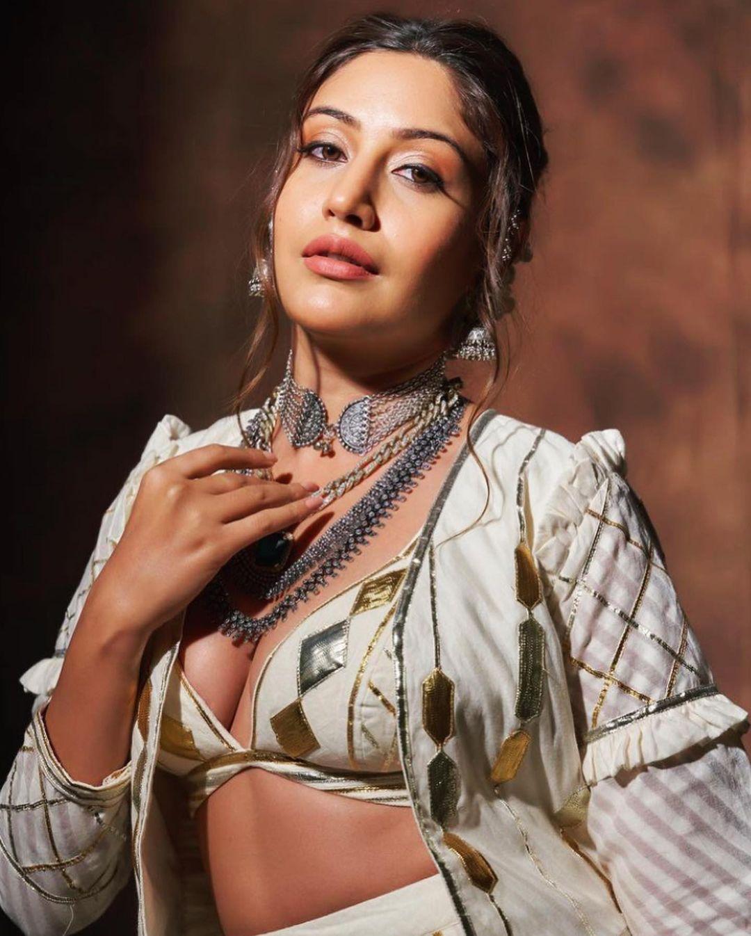 Beautiful and sexy photoshoot | Surbhi Chandna exposing Cleavage and Stylish hot photos