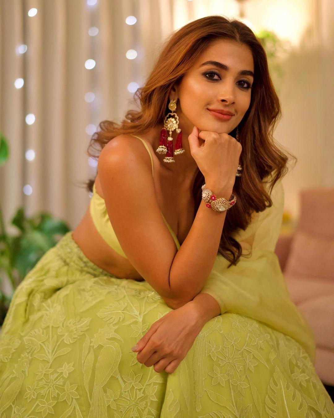 Exclusive hot and sexy photoshoot | Pooja Hegde in Diwali celebration hot and sexy photoshoot